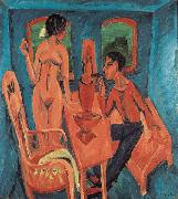 Ernst Ludwig Kirchner Tower Room, Fehmarn oil